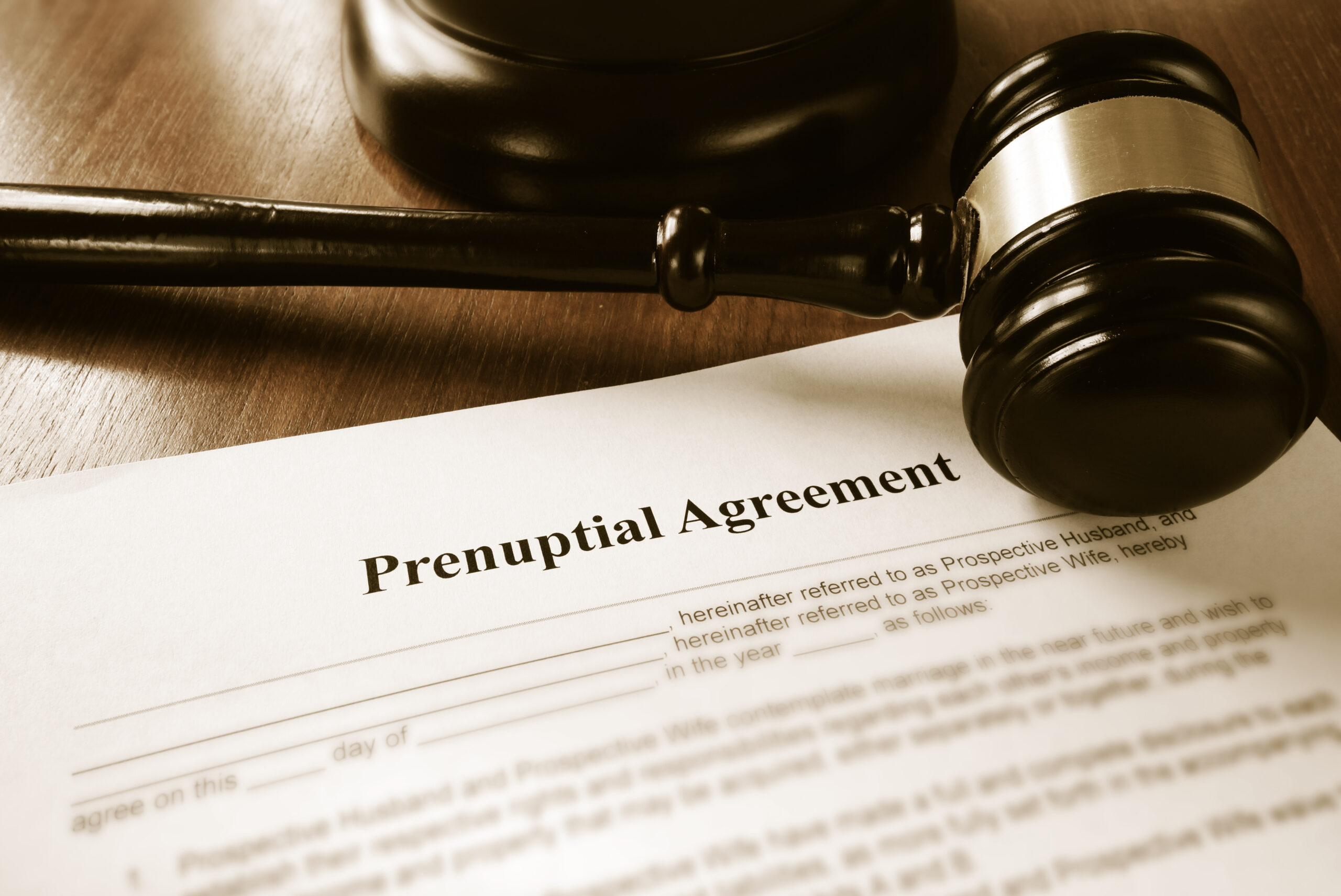 prenuptial agreement