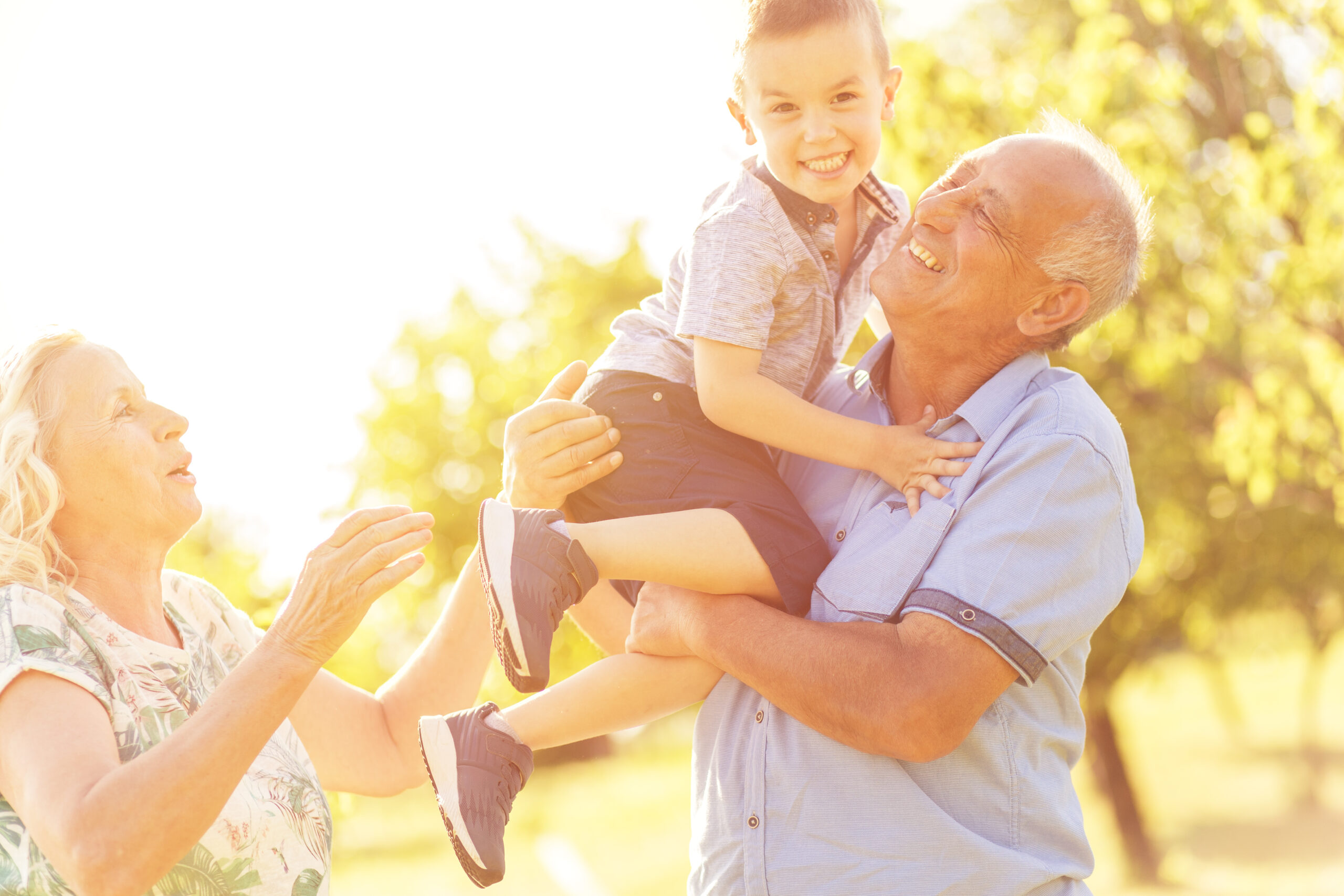 grandparents with grandchildren